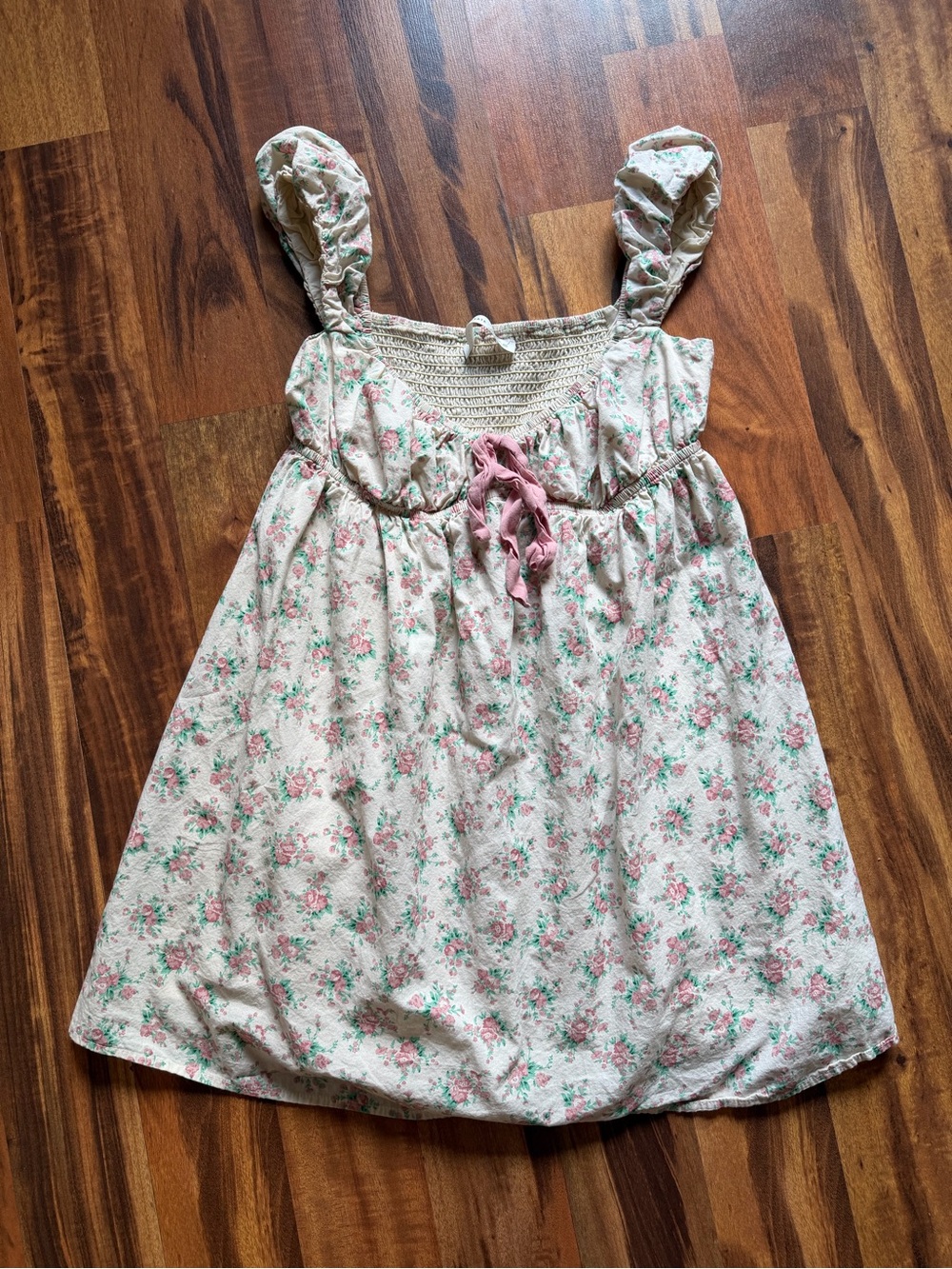 Altar’d State Everlee Floral Bow Dress Size Small - Picture 2 of 5
